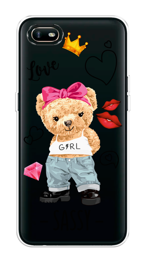 

Чехол на Oppo A1k "Sugar Mommy", Голубой;белый;розовый, 252150-6