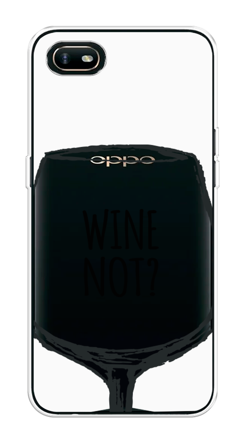 

Чехол на Oppo A1k "Wine not white", Белый, 252150-6
