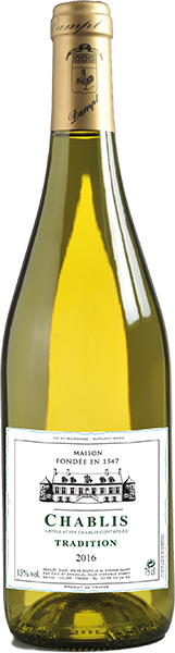

Вино Vignoble Dampt, Chablis Tradition A.O.C. Blanc Sec, 750 мл