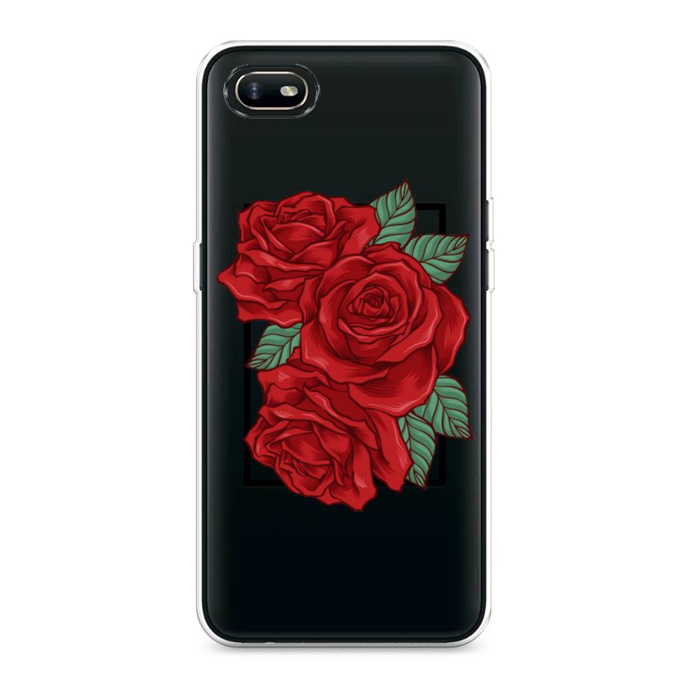 

Чехол для Oppo A1k "Три алые розы", Красный, 252150-2