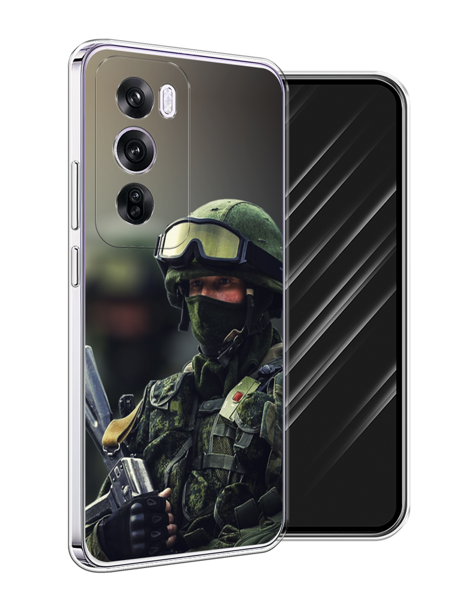 

Чехол Awog на Oppo Reno 12 Pro "Солдат", Зеленый;серый, 2517150-1