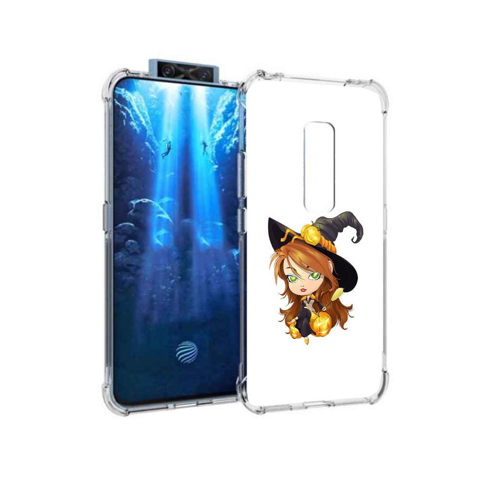 

Чехол MyPads Tocco для Vivo V17 Pro Ведьмочка (PT226965.387.40), Прозрачный, Tocco