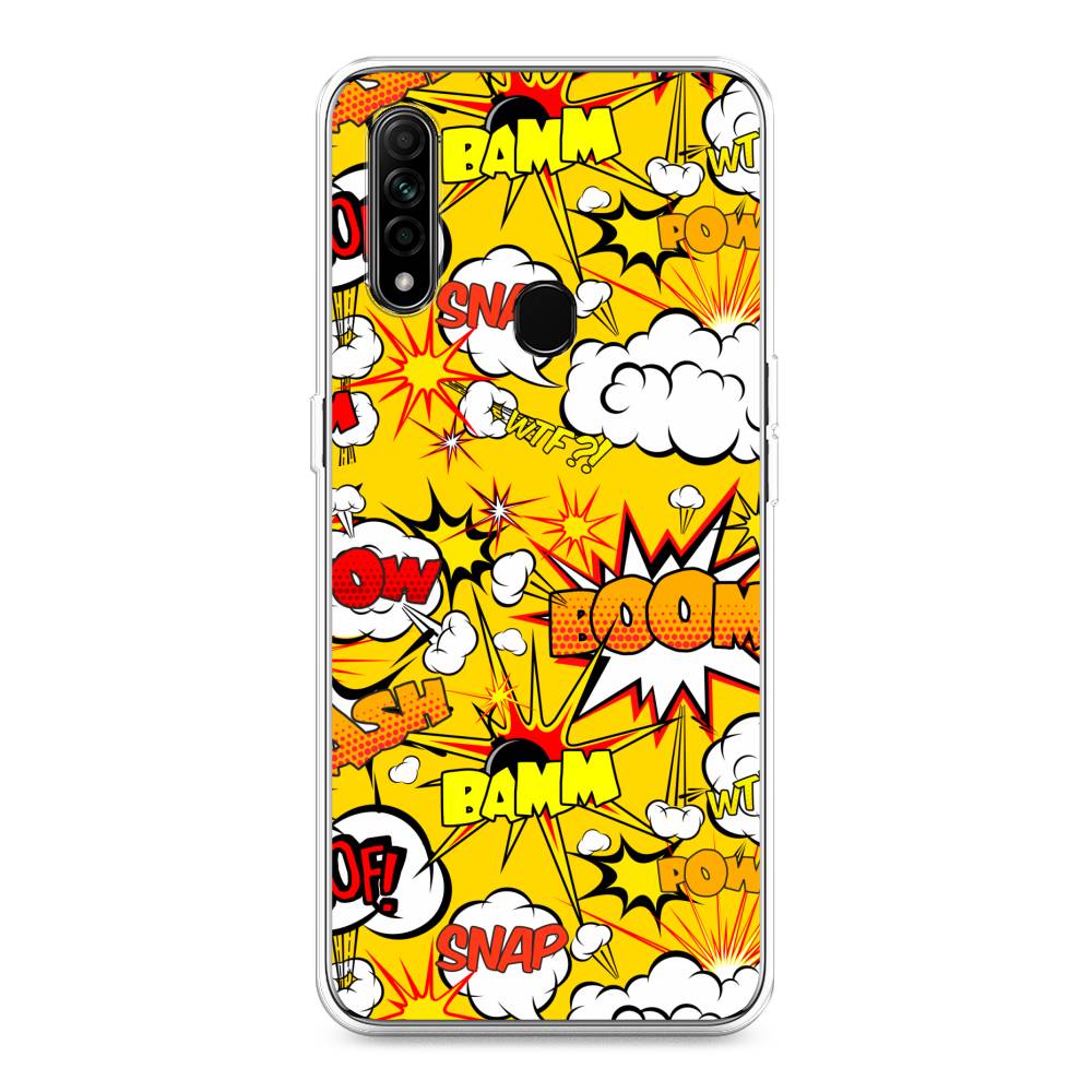 

Чехол для Oppo A31 "Поп Арт эффекты", Желтый;белый;оранжевый, 252250-6