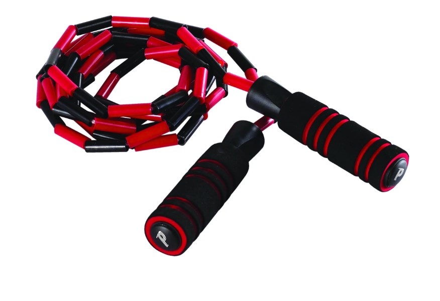 Скакалка скоростная в оплетке PRCTZ BEADED PLASTIC JUMP ROPE