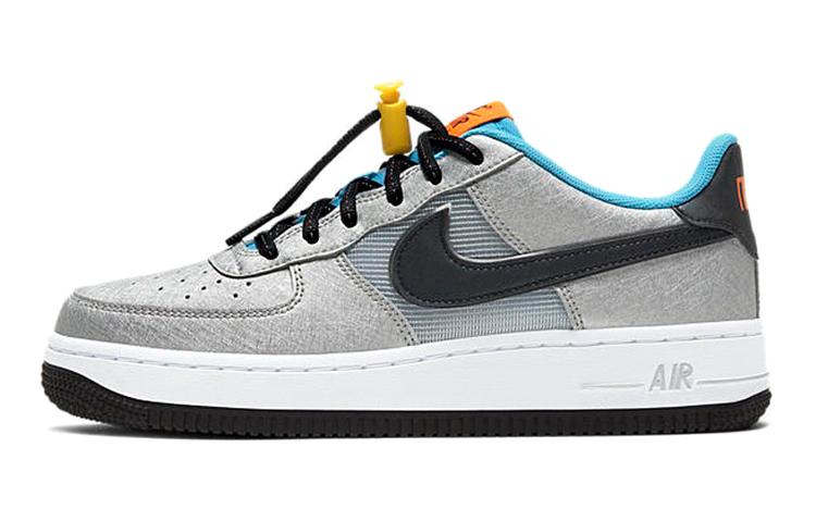 

Кеды унисекс Nike Air Force 1 GS серые 38 EU, Серый, Air Force 1 GS