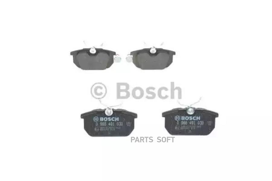 

Монтажный комплект тормозных колодок Bosch 0986491030