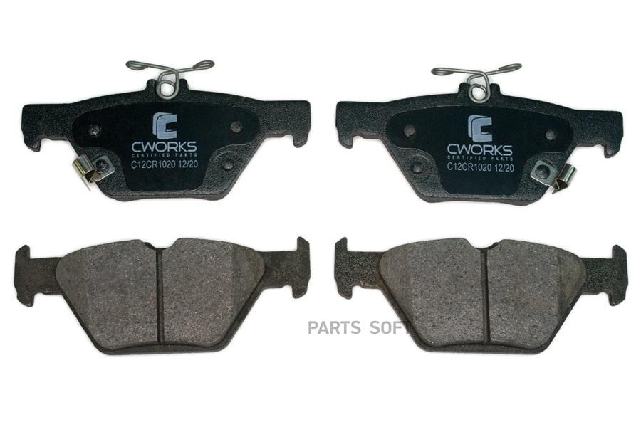 

Тормозные колодки CWORKS задние Low Metallic c12cr1020