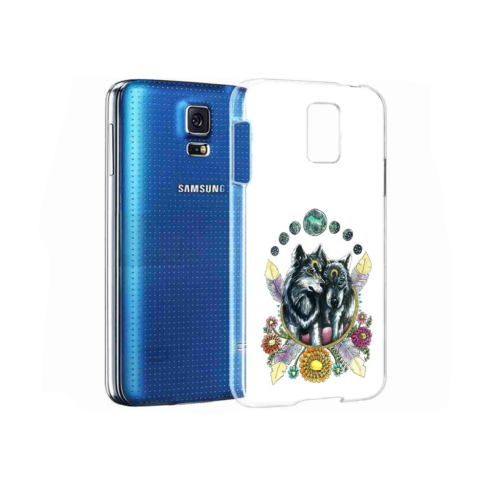 

Чехол MyPads Tocco для Samsung Galaxy S5 красивые волки абстракция (PT12196.512.408), Прозрачный, Tocco