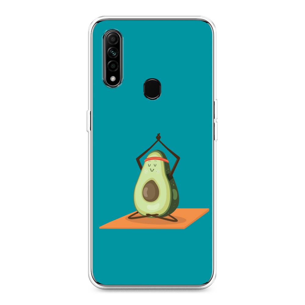 

Чехол для Oppo A31 "Расслабься с авокадо", Голубой, 252250-6