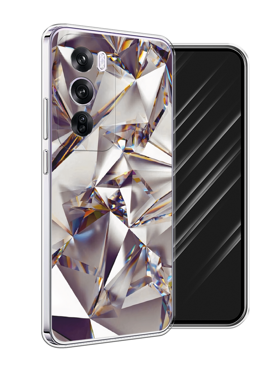 

Чехол Awog на Oppo Reno 12 Pro "Бриллианты", Серебристый;бежевый, 2517150-1