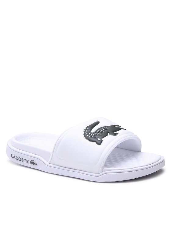 Шлепанцы женские Lacoste Croco Dualiste 0922 2 Cfa 743CFA00401R5 белые 40.5 EU