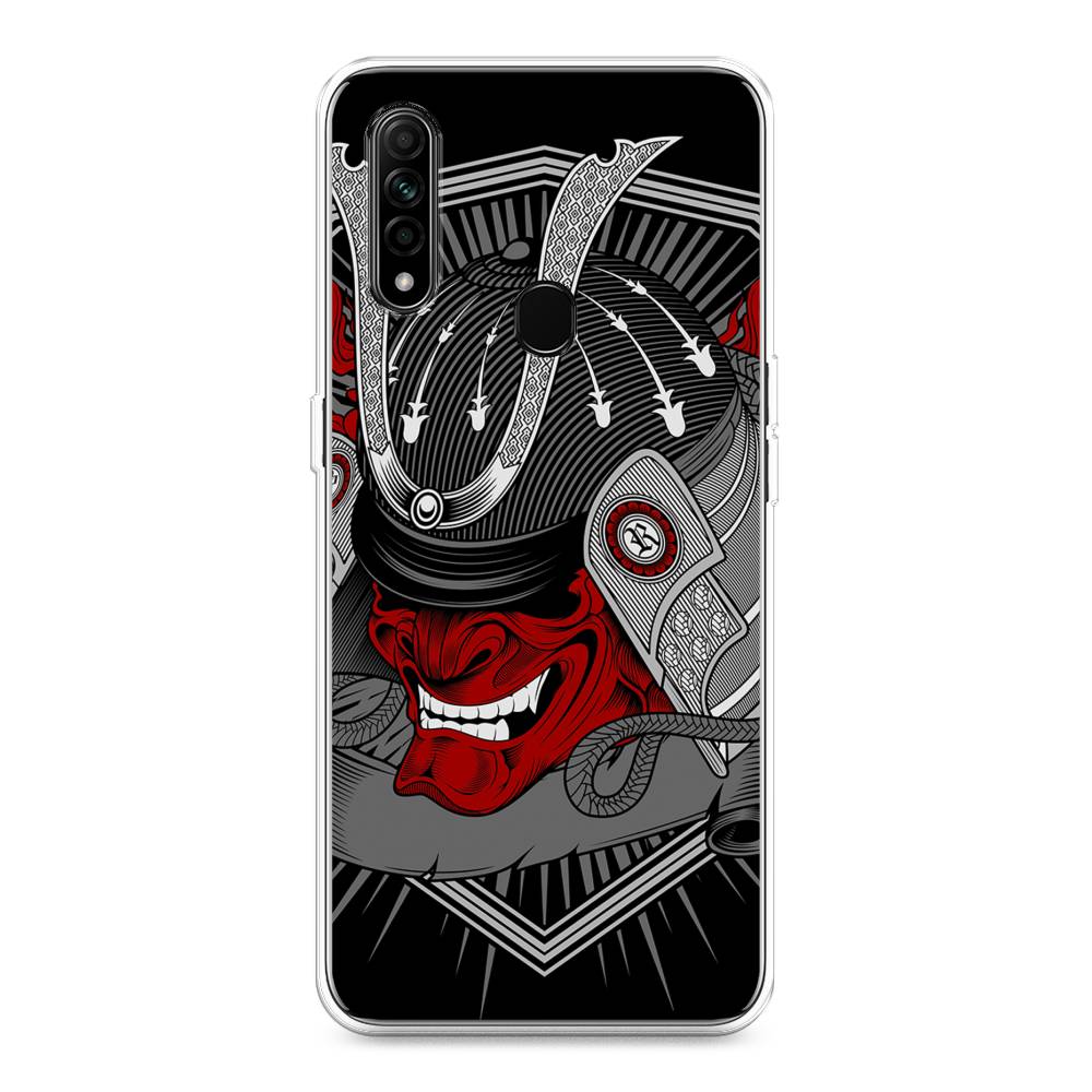 

Чехол для Oppo A31 "Красная маска самурая", Белый;красный;черный, 252250-4
