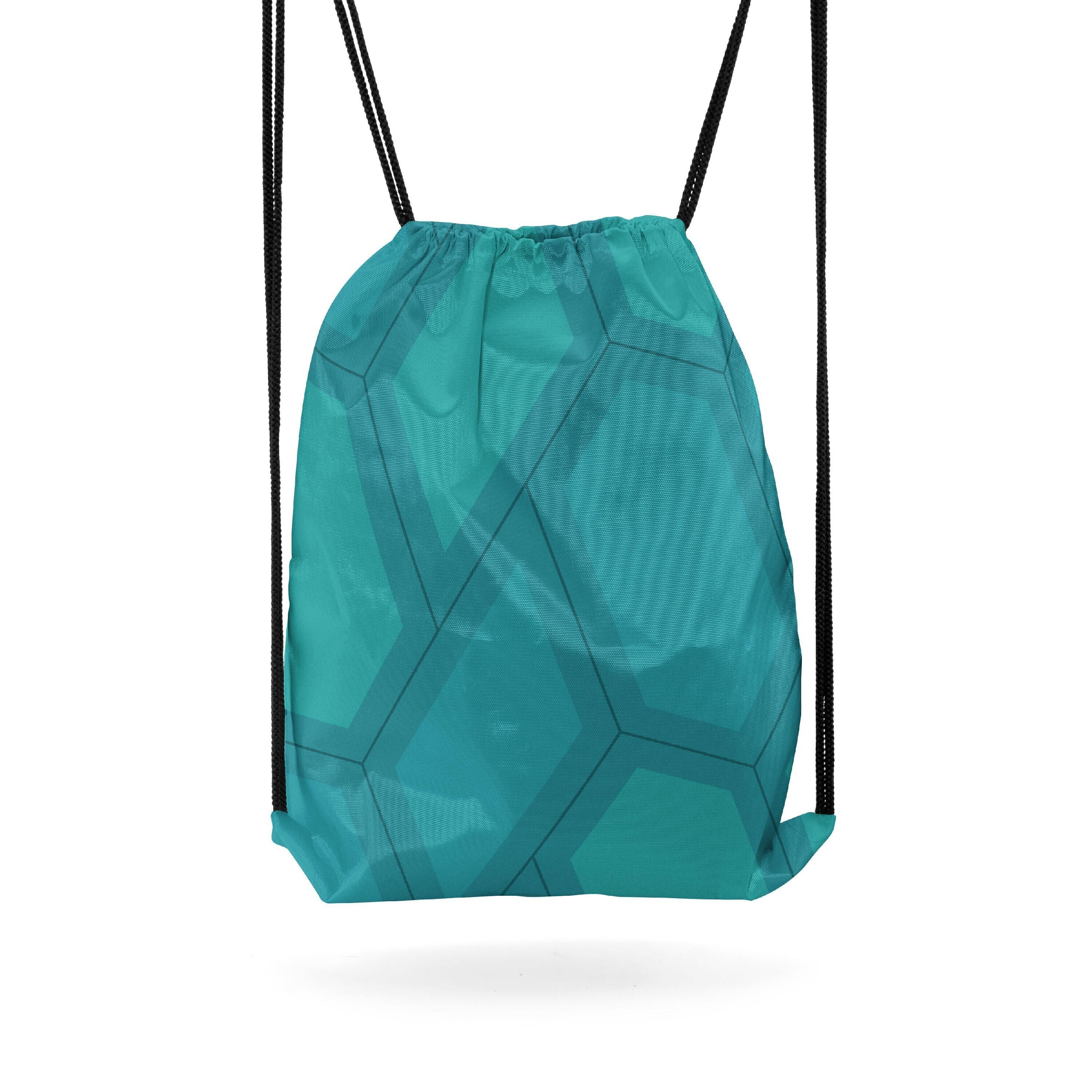 

Мешок-рюкзак для сменной обуви Burnettie GeometricPattern01, Бирюзовый