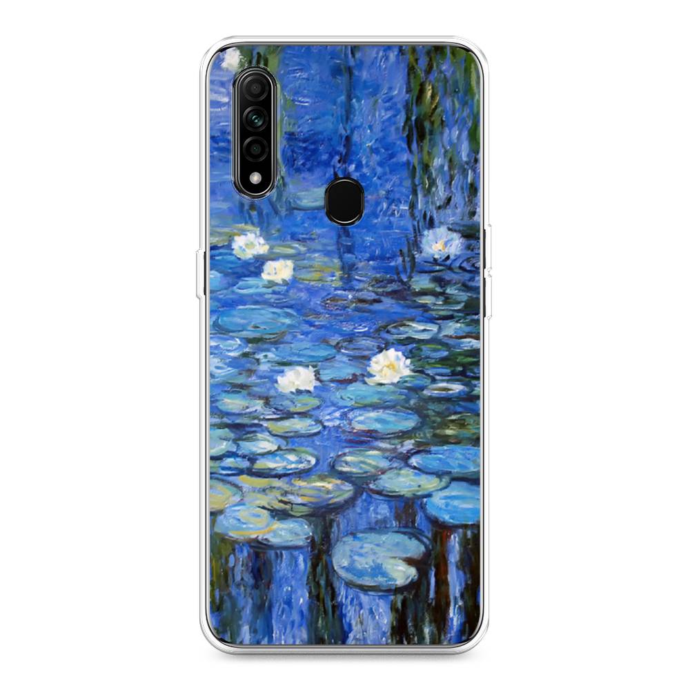 

Чехол для Oppo A31 "Нарисованный пруд", Синий;зеленый, 252250-4