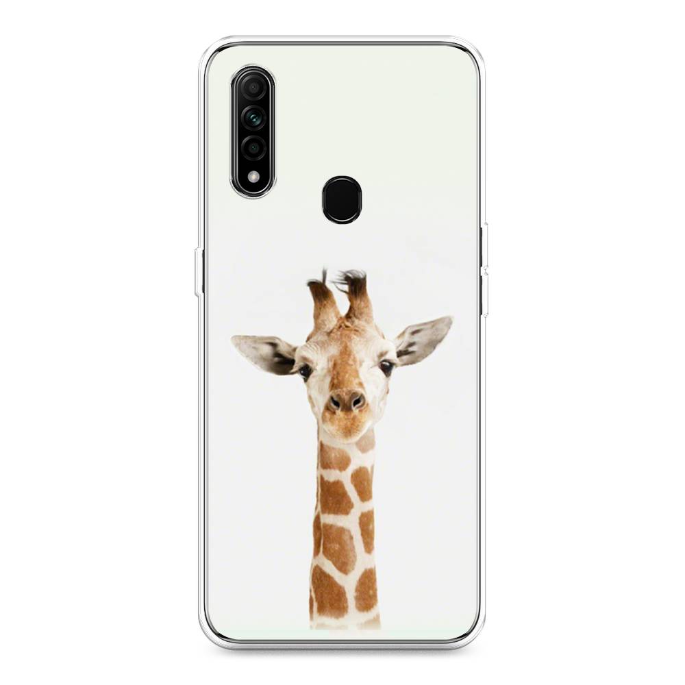 

Чехол для Oppo A31 "Любопытный жираф", Бежевый;коричневый, 252250-1