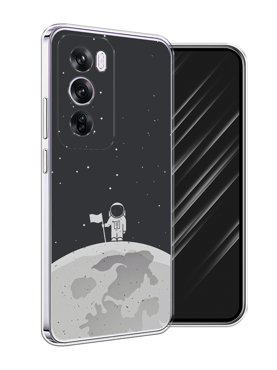

Чехол Awog на Oppo Reno 12 Pro "Первый на Луне", Черный, 2517150-1