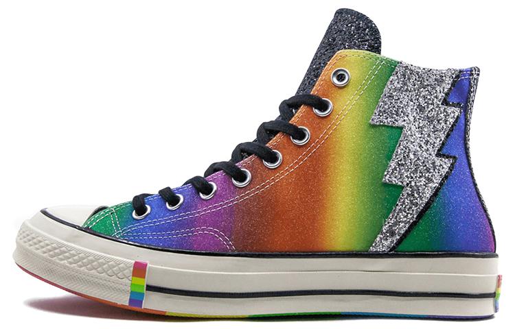 

Кеды унисекс Converse Chuck 1970S Pride High Top разноцветные 37 EU, Разноцветный, Chuck 1970S Pride High Top