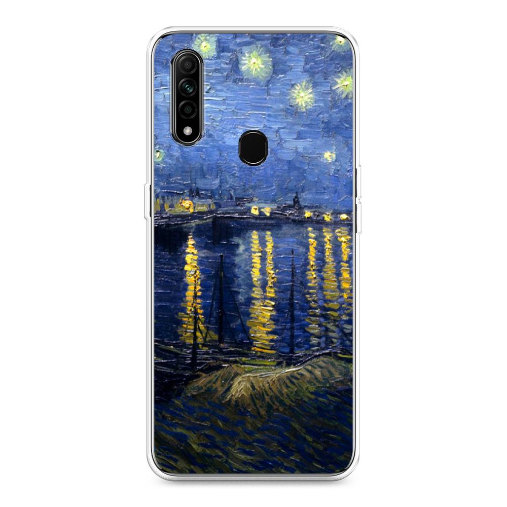 

Чехол для Oppo A31 "Звездная ночь над Роной", Синий;желтый, 252250-4