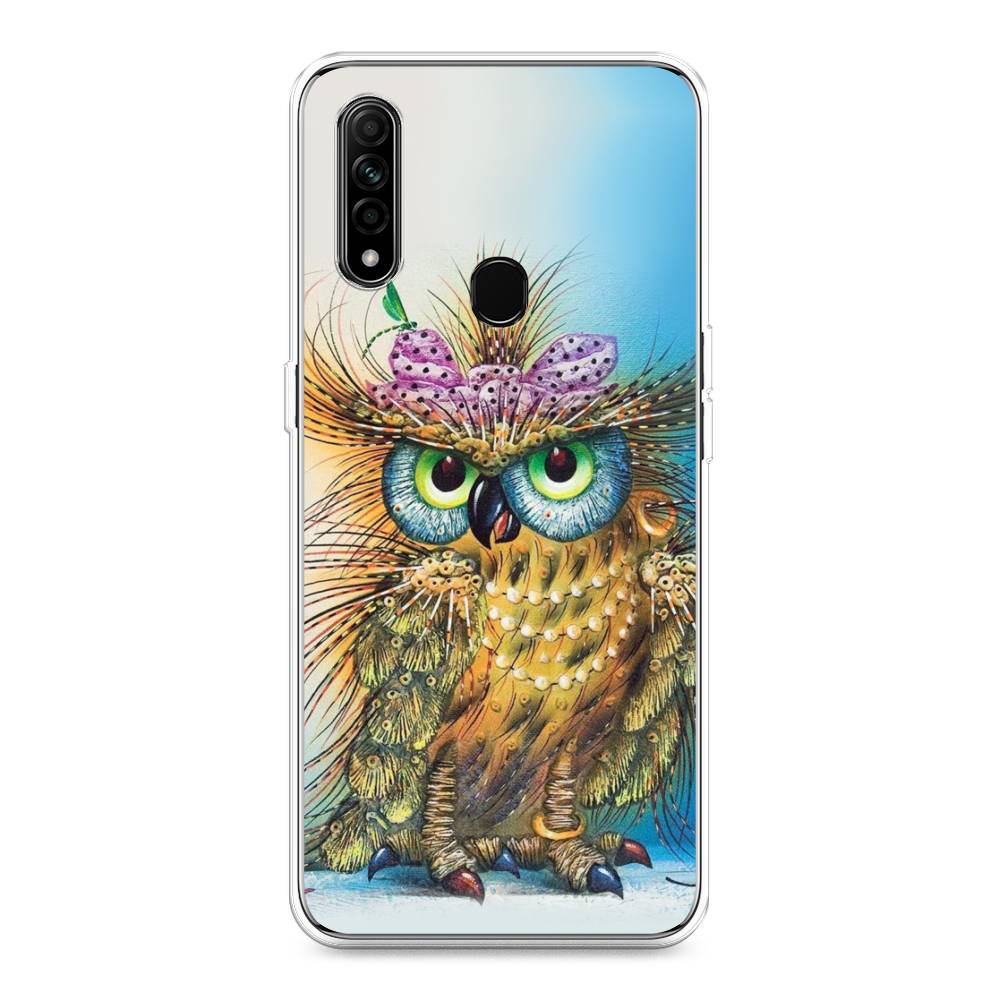 

Чехол для Oppo A31 "Модная сова", Коричневый;голубой, 252250-1