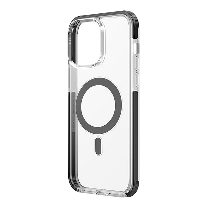 

Чехол Uniq Combat with MagSafe для iPhone 14 Pro Max для Apple iPhone 14 Pro Max Charcoal, Прозрачный;черный, Combat with MagSafe для iPhone 14 Pro Max