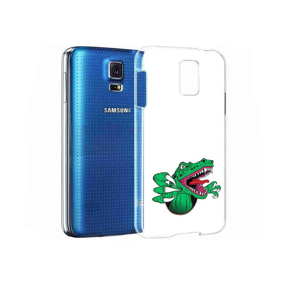 

Чехол MyPads Tocco для Samsung Galaxy S5 крокодил (PT12196.512.417), Прозрачный, Tocco