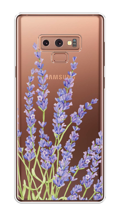 

Чехол на Samsung Galaxy Note 9 "Лавандовые стебли", Фиолетовый;зеленый, 26350-1