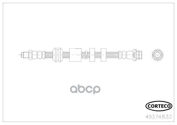 

Шланг Тормозной Corteco арт. 49374832