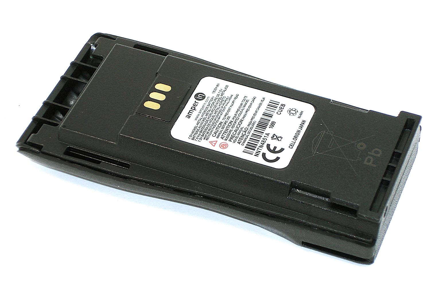 

Аккумулятор Amperin для Motorola DP1400 EP450 GP3188 (NNTN4496) Ni-MH 1800mAh 7.5V, NNTN4496