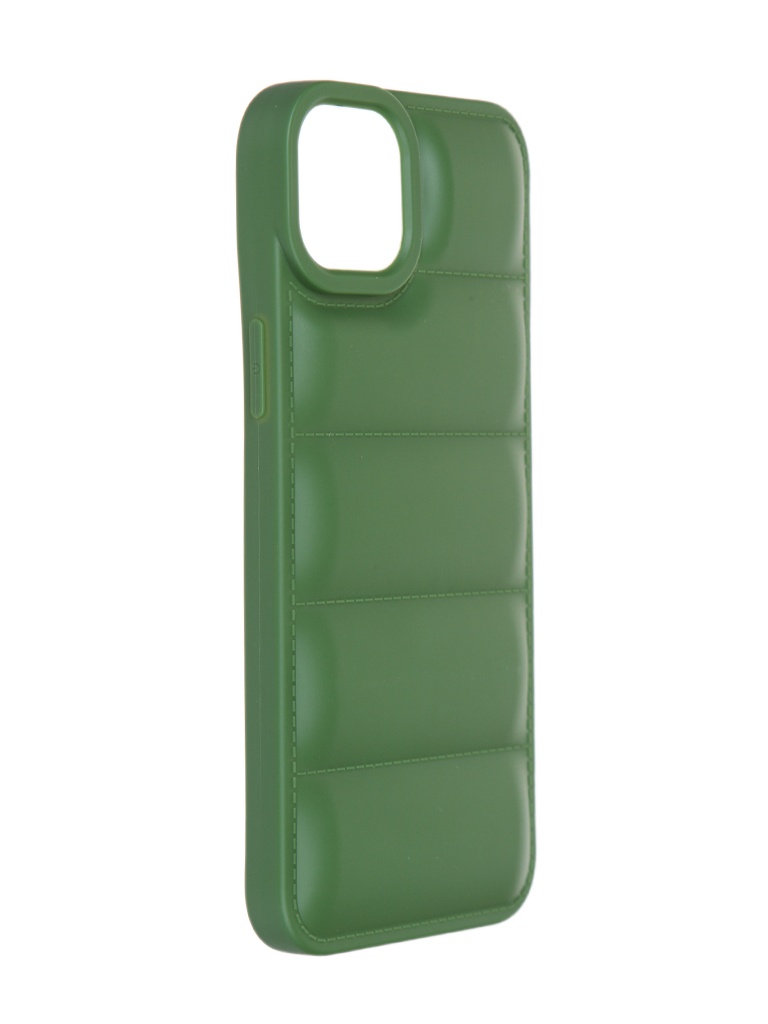 

Чехол DF для APPLE iPhone 14 Plus Silicone дутый Green iJacket-02, APPLE iPhone 14 Plus