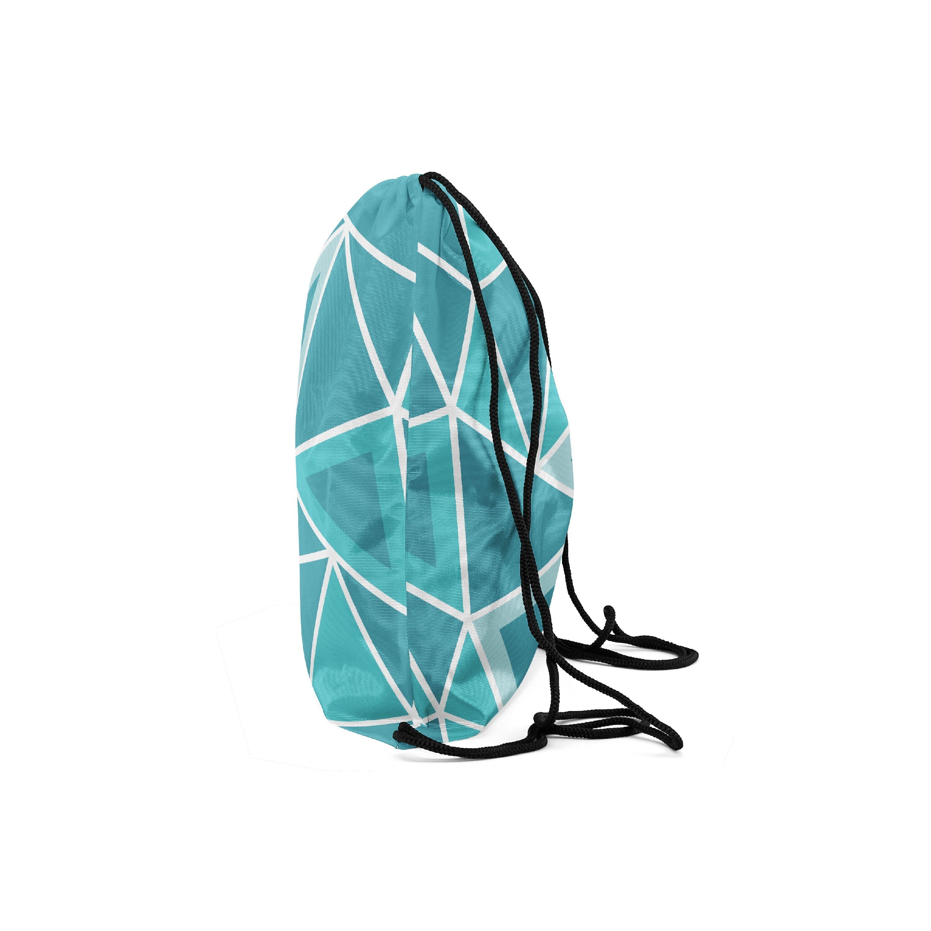 

Мешок-рюкзак для сменной обуви Burnettie GeometricPattern06, Бирюзовый