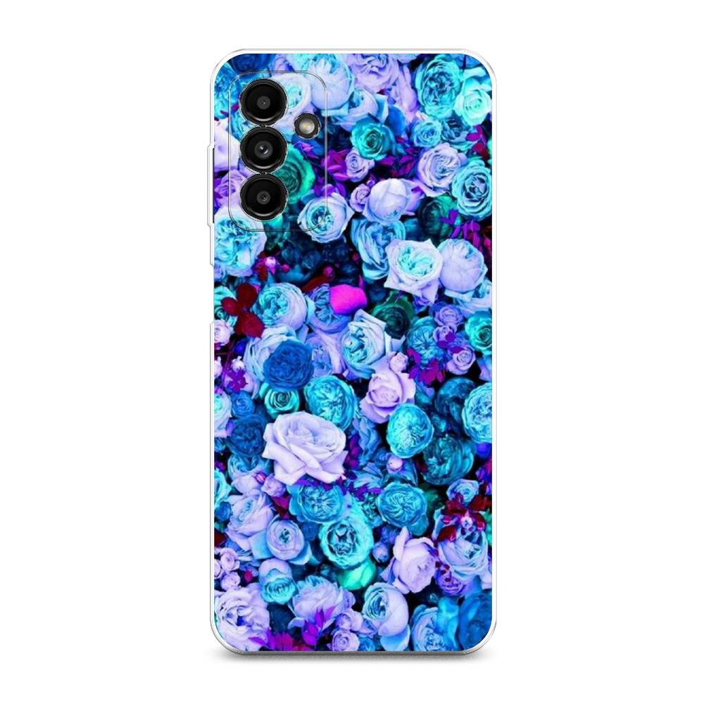 

Чехол на Samsung Galaxy A04s "Цветочный ковер", Фиолетовый, 2106450-2