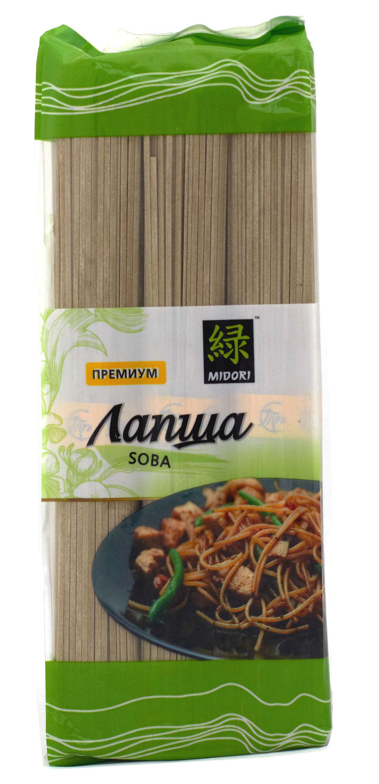 Лапша гречневая Midori soba премиум 300 г