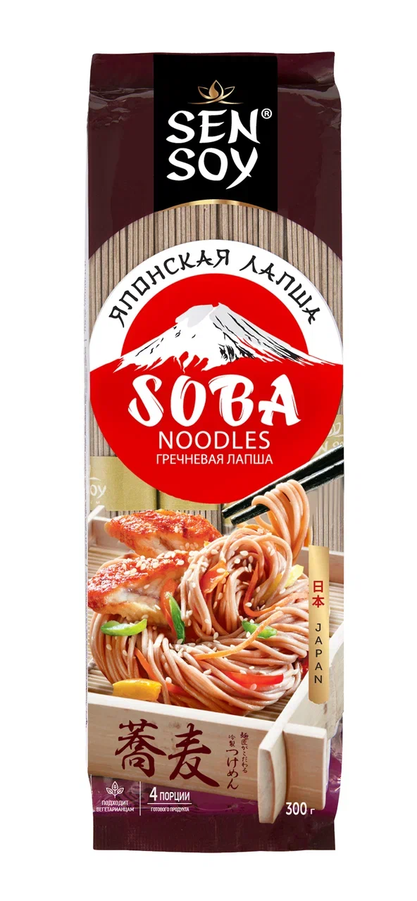 Лапша гречневая Sen Soy soba premium 300 г