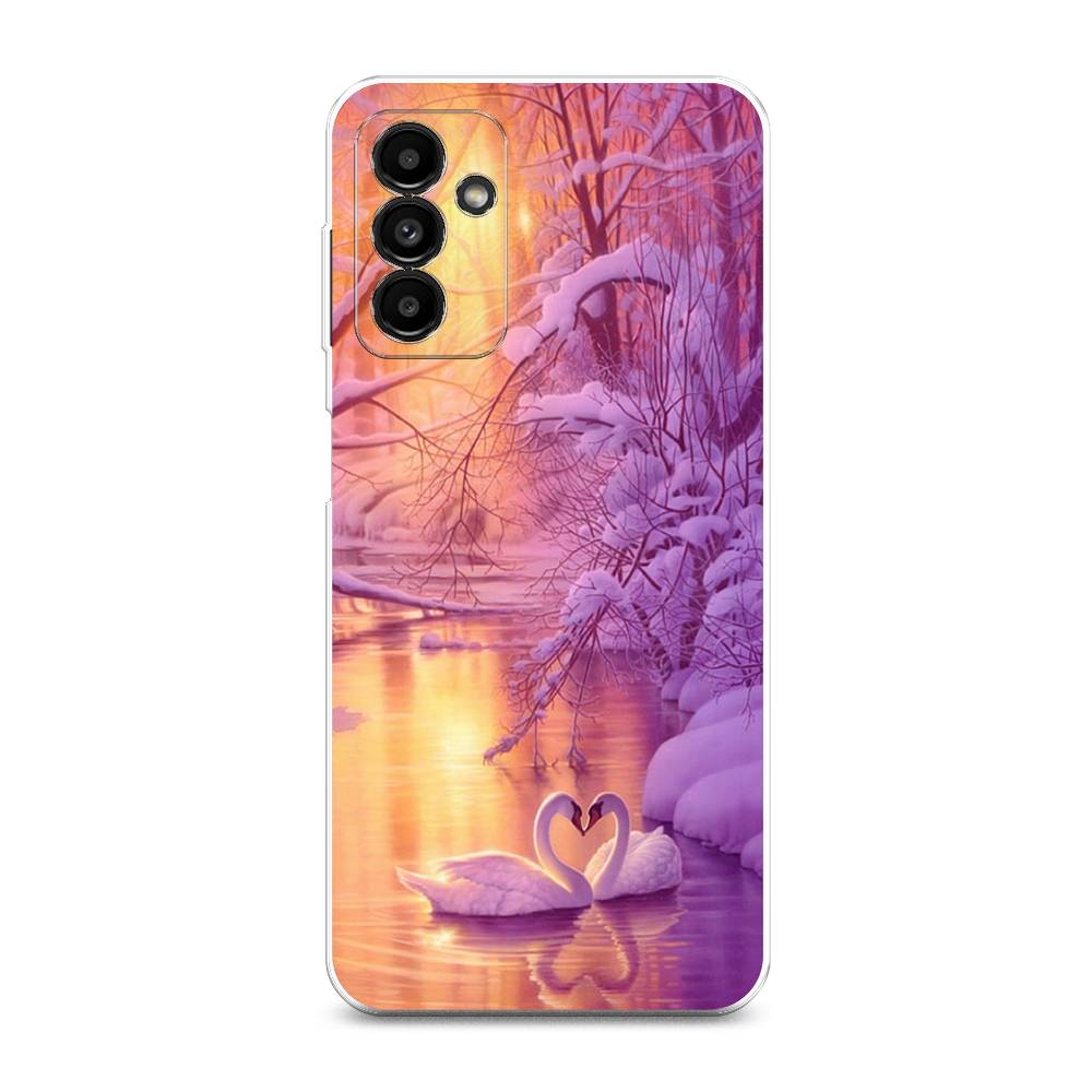 

Чехол на Samsung Galaxy A04s "Зима 1", Фиолетовый;желтый, 2106450-2