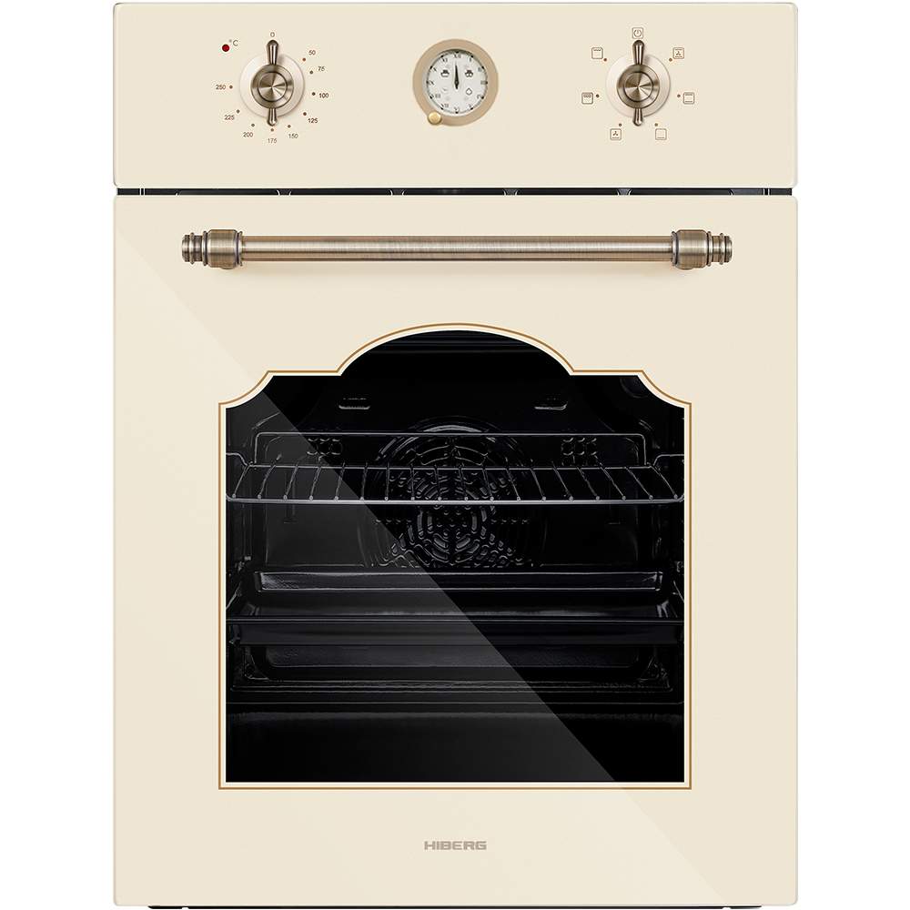 

Встраиваемый электрический духовой шкаф Hiberg VM 4360 RY beige, VM 4360 RY