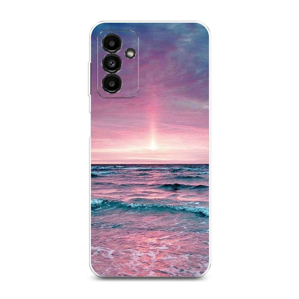 

Чехол на Samsung Galaxy A04s "Восход 3", Розовый;голубой, 2106450-2