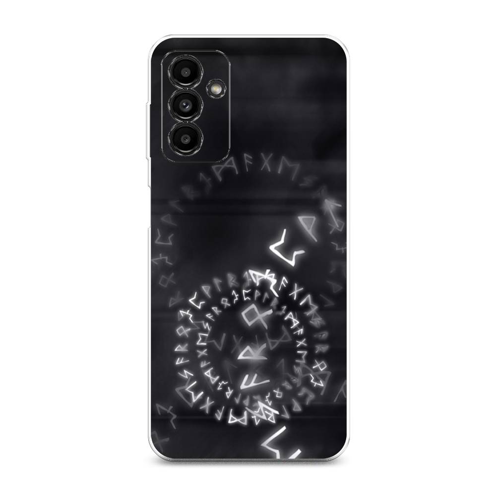 

Чехол на Samsung Galaxy A04s "Руны", Серый;черный, 2106450-3