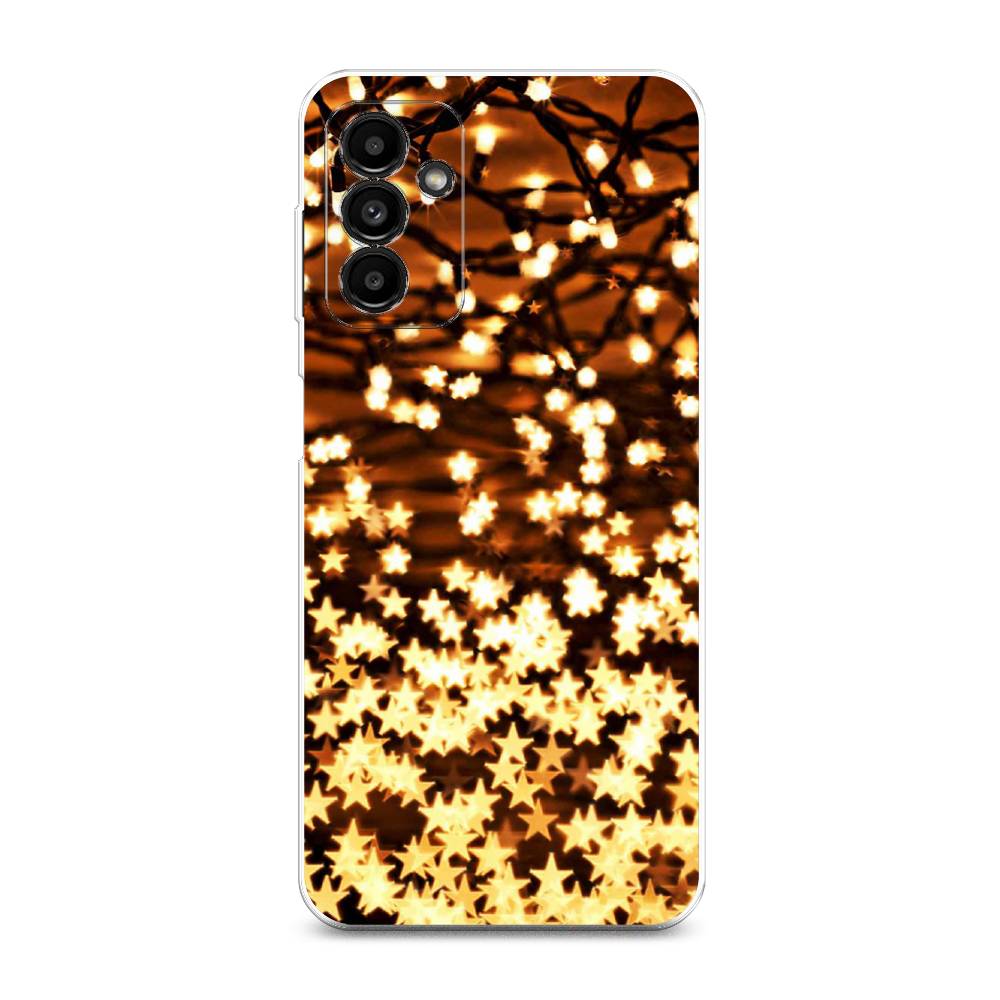 

Чехол на Samsung Galaxy A04s "Новогодняя гирлянда", Золотистый, 2106450-5