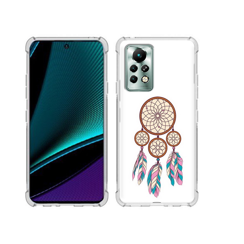 

Чехол MyPads Tocco для Infinix Note 11 Pro ловец снов бежевый, Прозрачный, Tocco