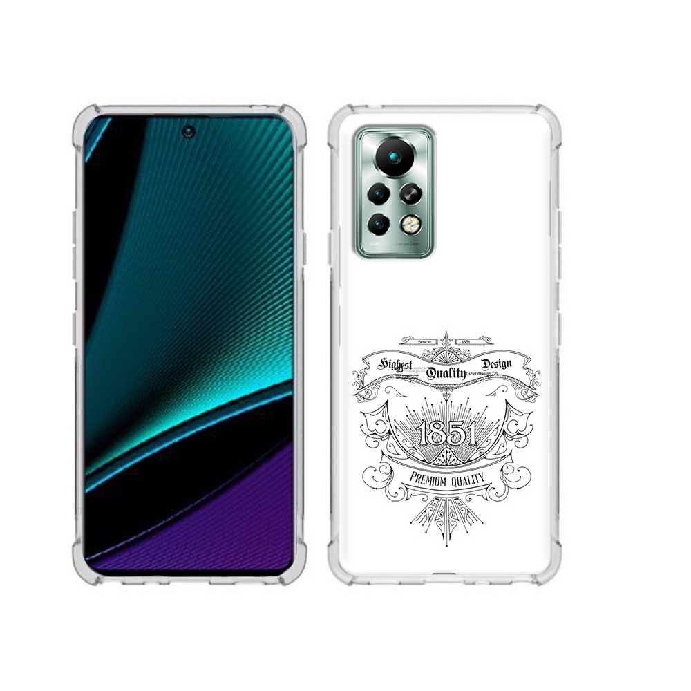 

Чехол MyPads Tocco для Infinix Note 11 Pro логотип 1851 год, Прозрачный, Tocco