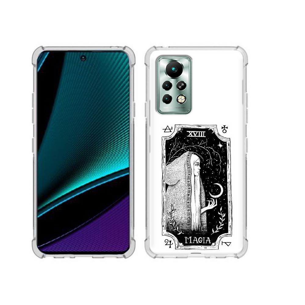 

Чехол MyPads Tocco для Infinix Note 11 Pro лунная магия, Прозрачный, Tocco