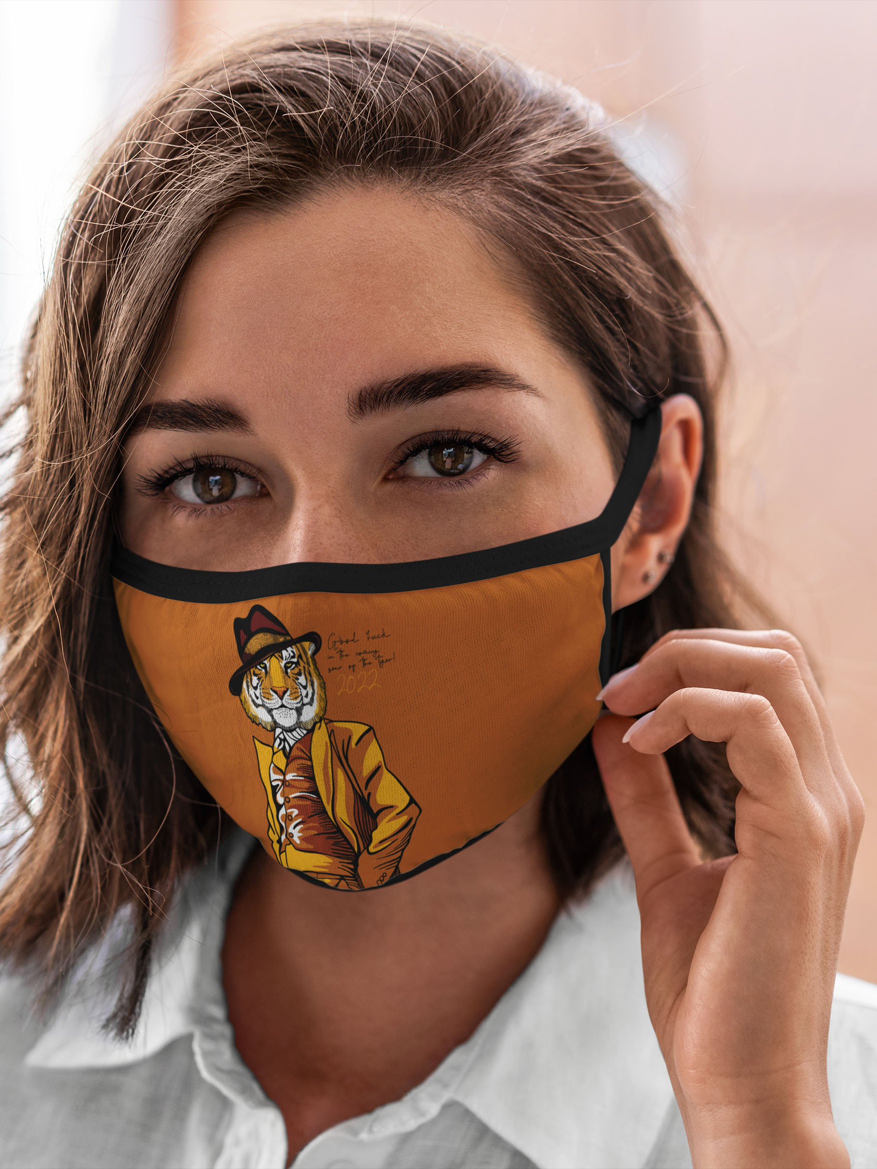 

Многоразовая маска унисекс Burnettie Животные Good Luck In The Coming Year Of Tiger, Разноцветный, Животные Good Luck In The Coming Year Of Tiger