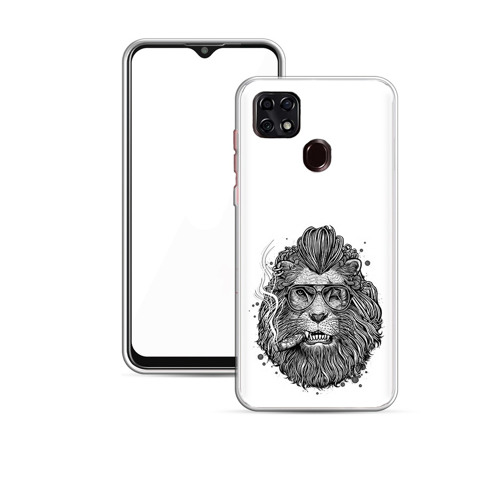

Чехол MyPads Tocco для ZTE V2020 курящий лев (PT226946.457.432), Прозрачный, Tocco