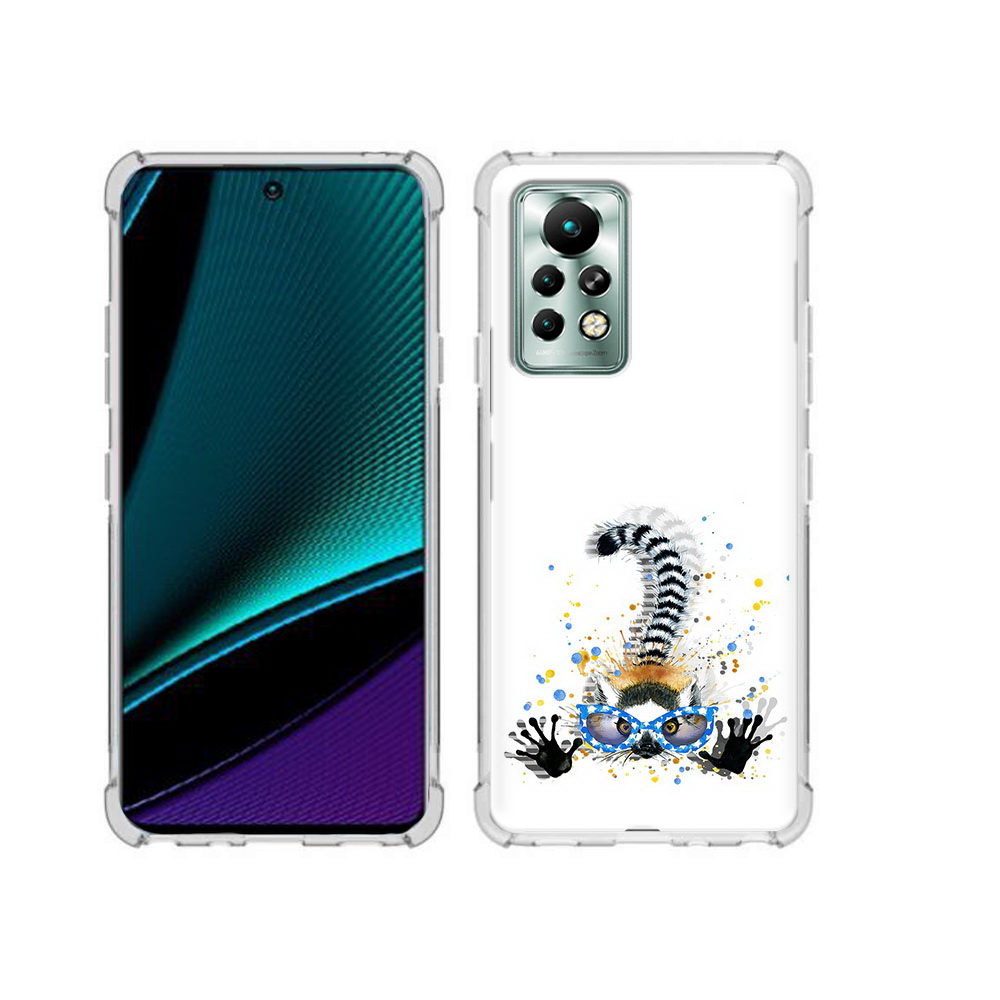

Чехол MyPads Tocco для Infinix Note 11 Pro лямур, Прозрачный, Tocco