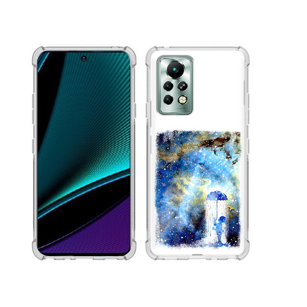 

Чехол MyPads Tocco для Infinix Note 11 Pro мальчик в небе, Прозрачный, Tocco