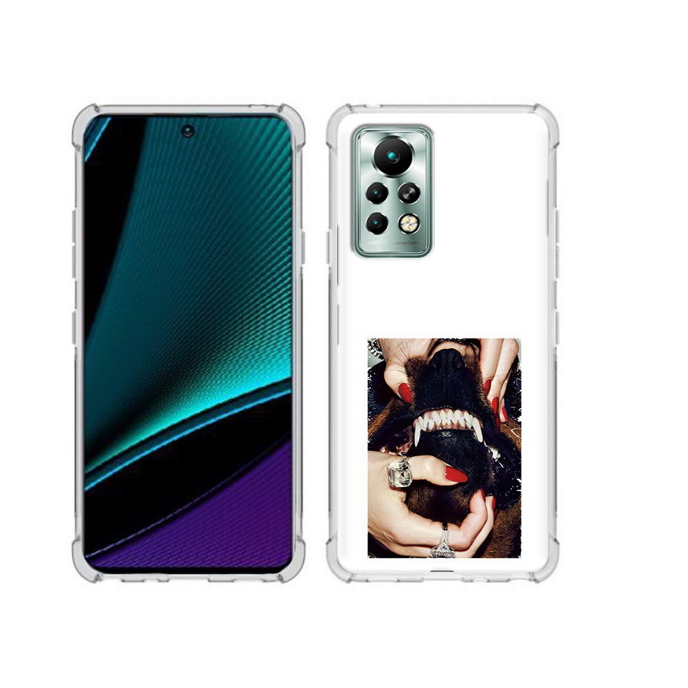 

Чехол MyPads Tocco для Infinix Note 11 Pro маникюр, Прозрачный, Tocco