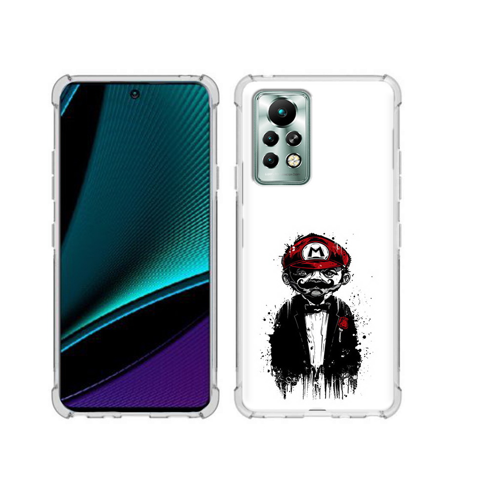 

Чехол MyPads Tocco для Infinix Note 11 Pro марио, Прозрачный, Tocco