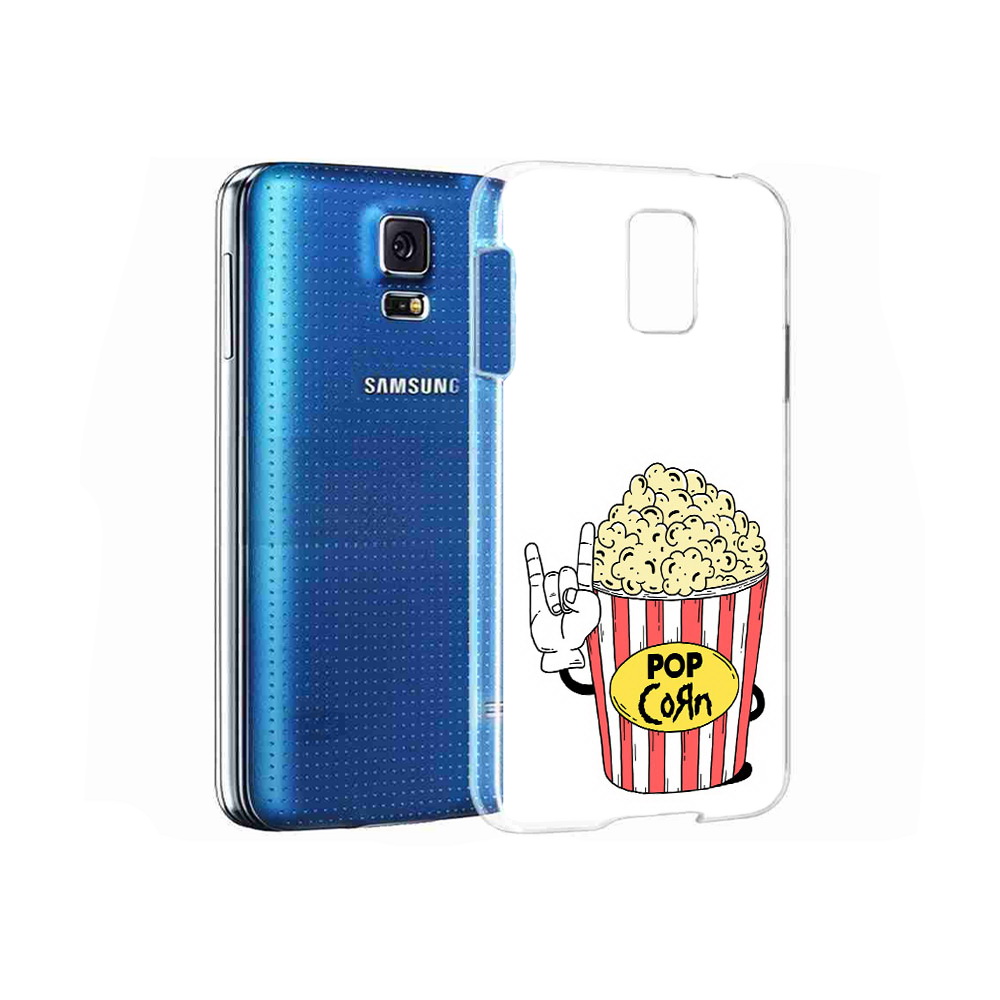

Чехол MyPads Tocco для Samsung Galaxy S5 крутой попкорн (PT12196.512.427), Прозрачный, Tocco