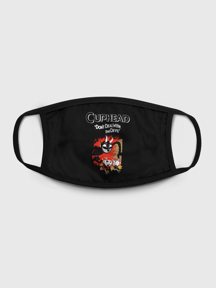 

Многоразовая маска унисекс Burnettie Cuphead, Разноцветный, Cuphead