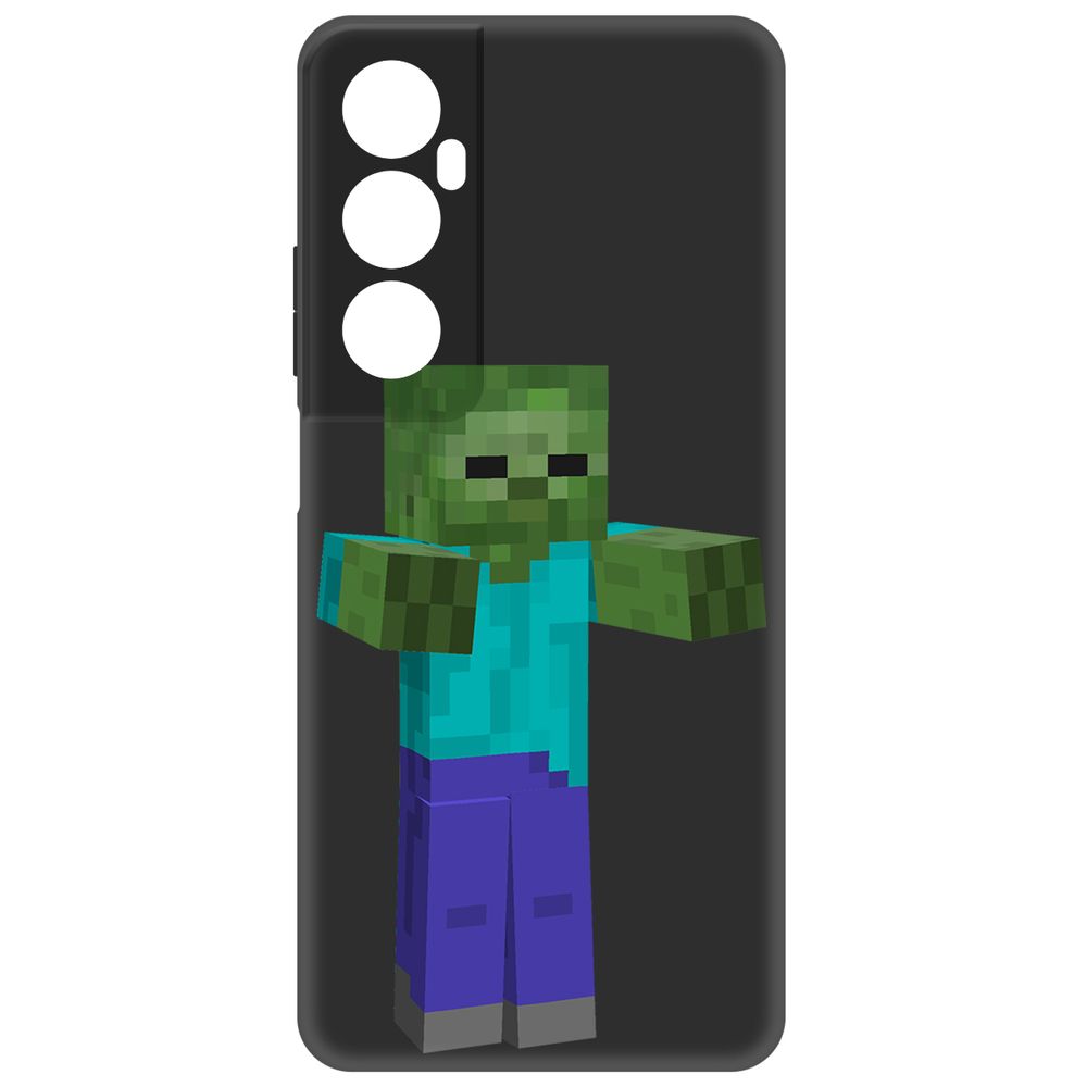 

Чехол Krutoff для Realme C65 Minecraft-Гигант, Черный